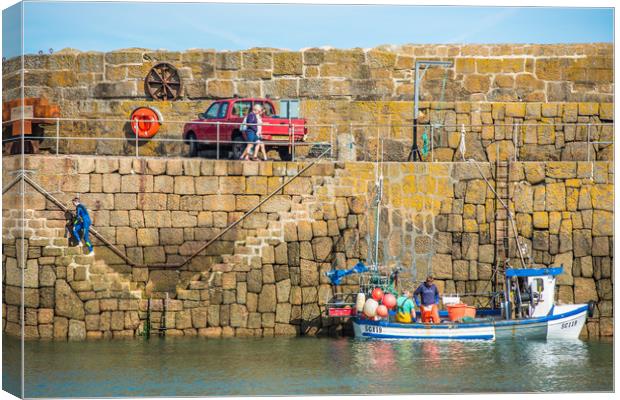Mousehole Canvas Print by Andrew Michael