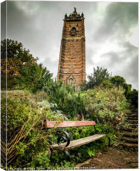 Cabot Tower Canvas Print by Claire Turner
