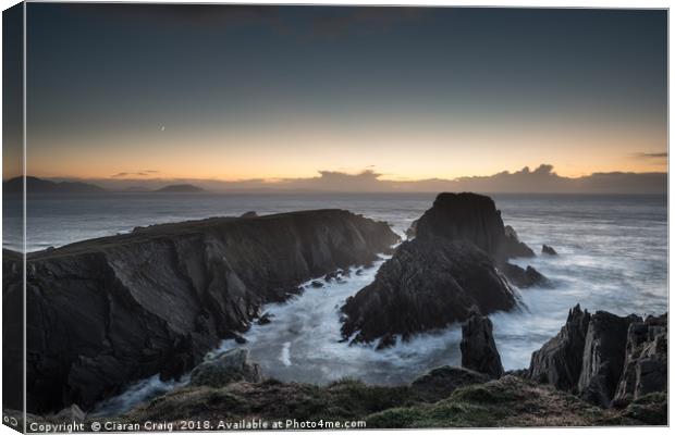 The Blue Hour  Canvas Print by Ciaran Craig