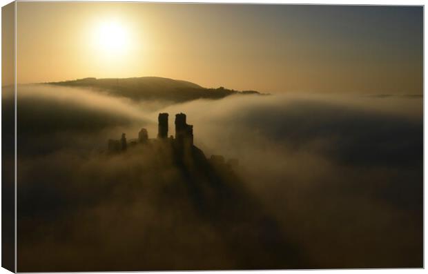 Raging Mists Canvas Print by David Neighbour