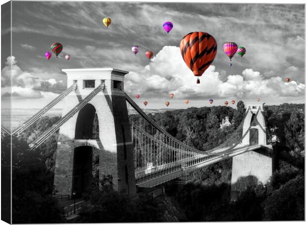 Popped Balloons Canvas Print by David Neighbour