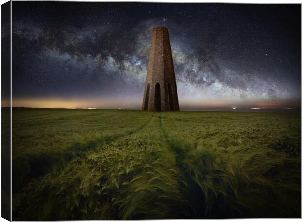 The Daymark Tower Canvas Print by David Neighbour