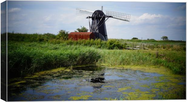         Picture Perfect Windmill Canvas Print by Matthew Balls