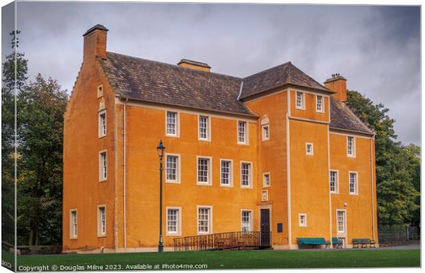 Pittencrieff House, Dunfermline Canvas Print by Douglas Milne