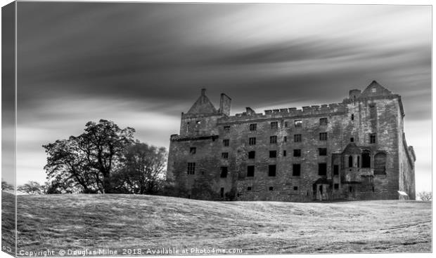 Linlithgow Palace Canvas Print by Douglas Milne