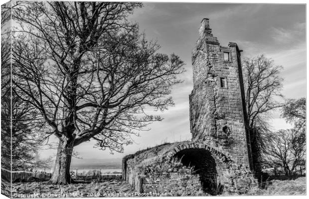 Staneyhill Tower Canvas Print by Douglas Milne