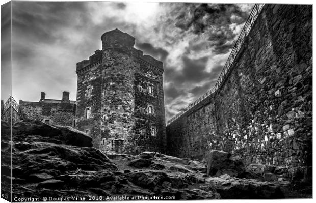 Blackness Castle Canvas Print by Douglas Milne