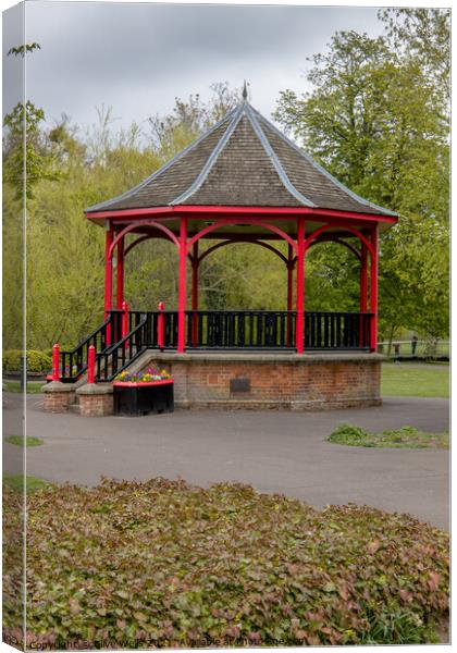 The band stand Canvas Print by Clive Wells