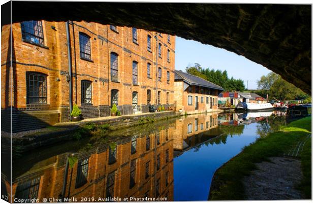 Under the Bridge Canvas Print by Clive Wells