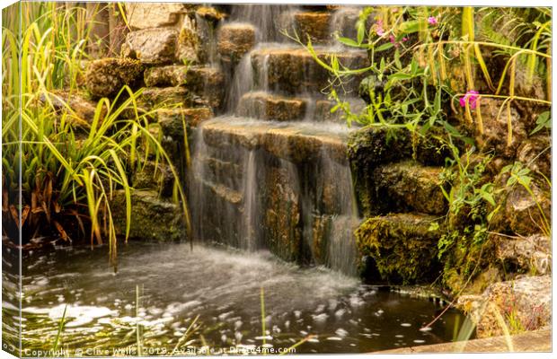 Ornamental Fountain Canvas Print by Clive Wells