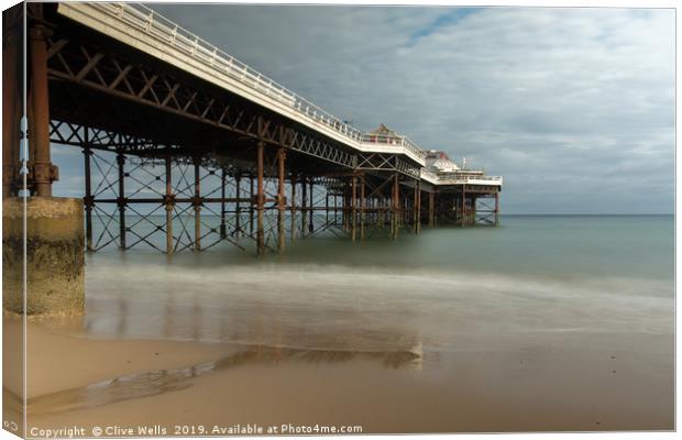 Cromer Pier in North Norfolk Canvas Print by Clive Wells