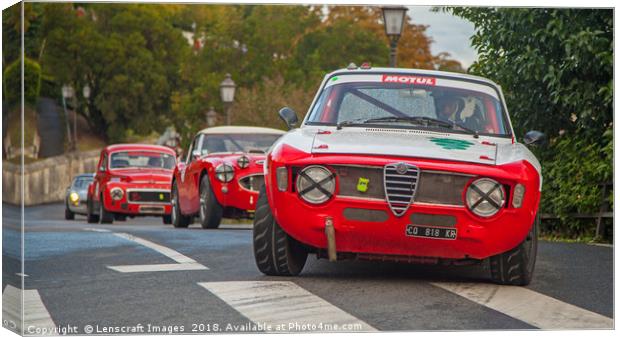 Alfa Romeo Circuit Des Remparts  Canvas Print by Lenscraft Images