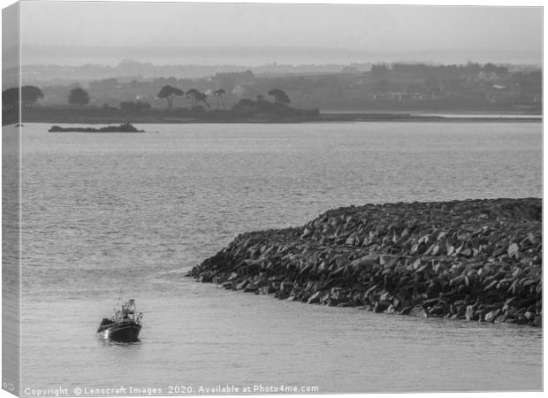 Bringing Home the Catch Canvas Print by Lenscraft Images