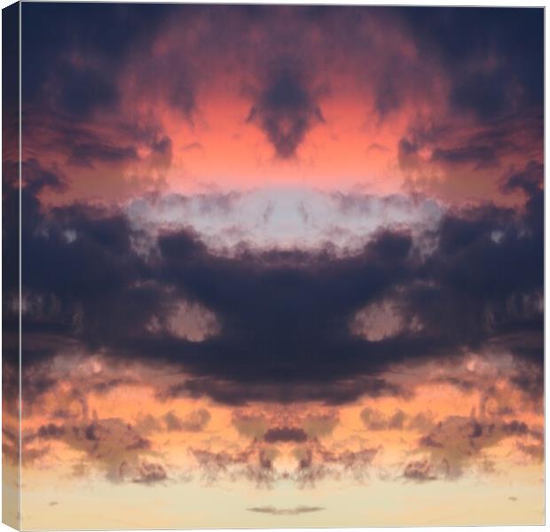 Sky cloud art collage Canvas Print by Roman Zajíc