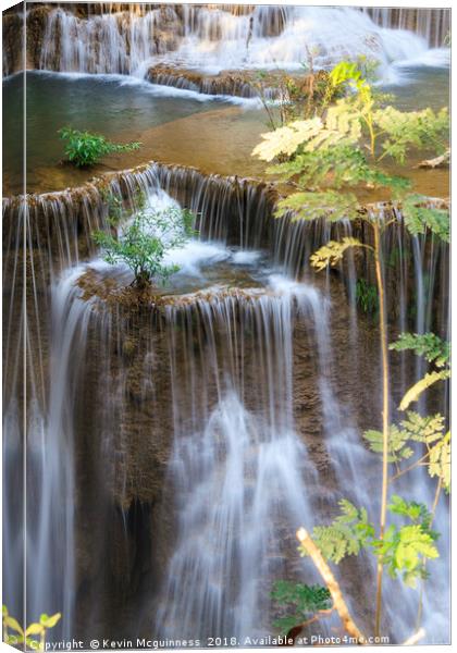 The Waterfall Canvas Print by Kevin Mcguinness