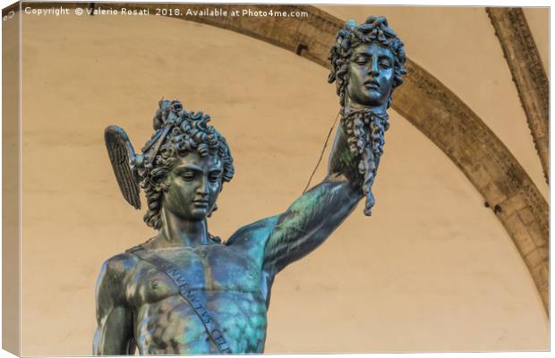 Perseus with the head of Medusa Canvas Print by Valerio Rosati