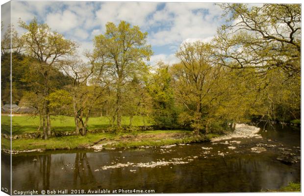 River at Betws-Y-Coed Canvas Print by Bob Hall