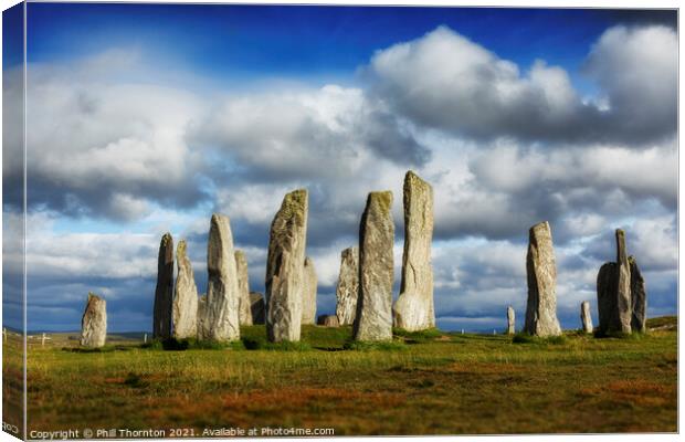 The Callanish Standing Stones Isle of Lewis (3x2) Canvas Print by Phill Thornton