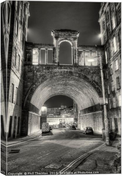 Carlton Road Tunnel and Waterloo Place. Canvas Print by Phill Thornton