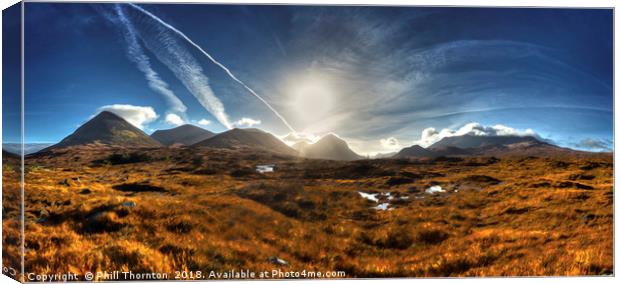 The Cuillin Range No.2 Canvas Print by Phill Thornton
