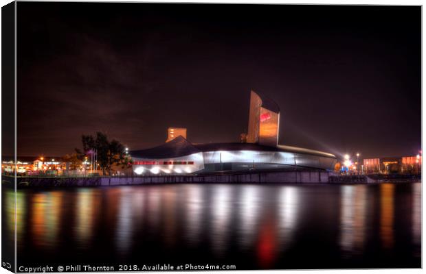 Imperial War Museum North, Salford. Canvas Print by Phill Thornton