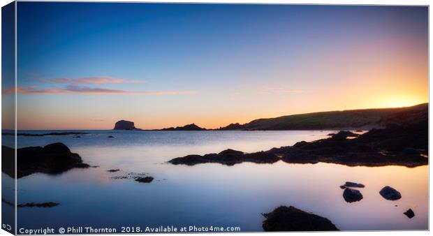 Bass Rock No.5 Canvas Print by Phill Thornton
