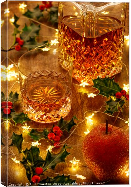 Christmas drinks No. 1 Canvas Print by Phill Thornton