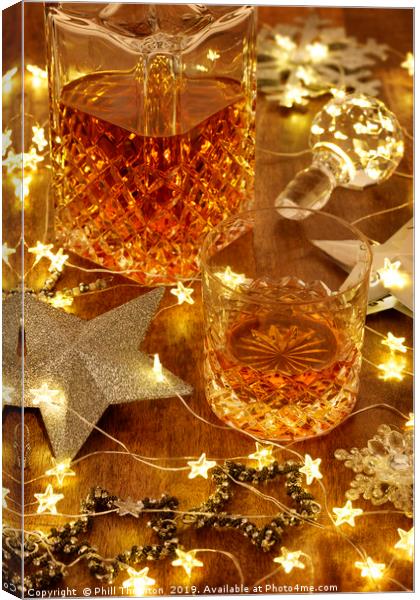 Christmas drinks No. 3 Canvas Print by Phill Thornton