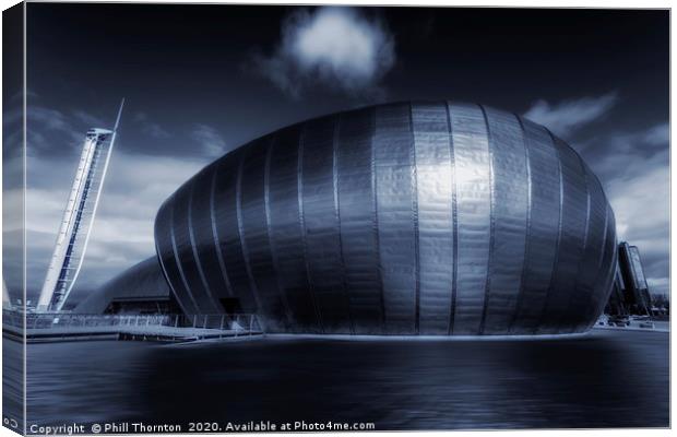Glasgow Science Centre No. 2 Canvas Print by Phill Thornton