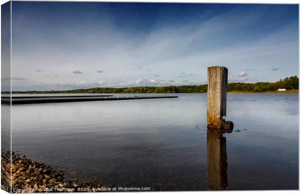 Still waters of the Strathclyde country park Canvas Print by Phill Thornton