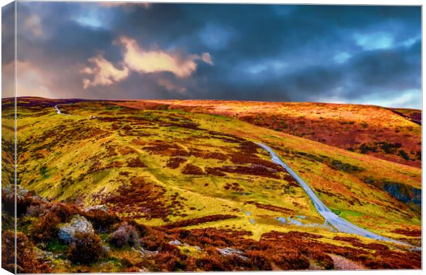 Storm over the Long Mynd Canvas Print by Scott Paul