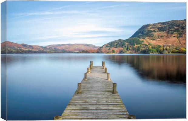 Sitting at the dock of the bay Canvas Print by Carl Johnson