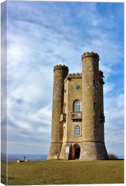 Broadway Tower Canvas Print by Susan Snow