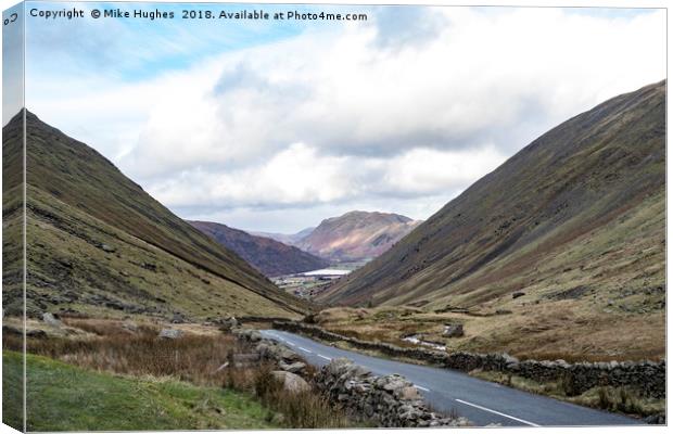 Kirkstone Pass Canvas Print by Mike Hughes