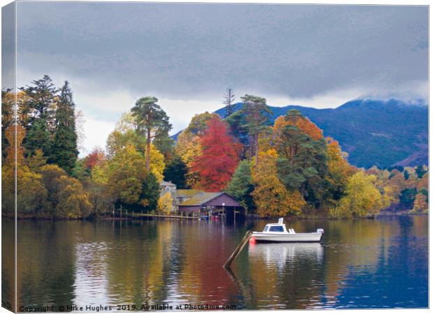 Colourful autumn Canvas Print by Mike Hughes