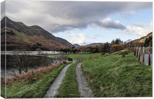 Buttermere Canvas Print by Mike Hughes
