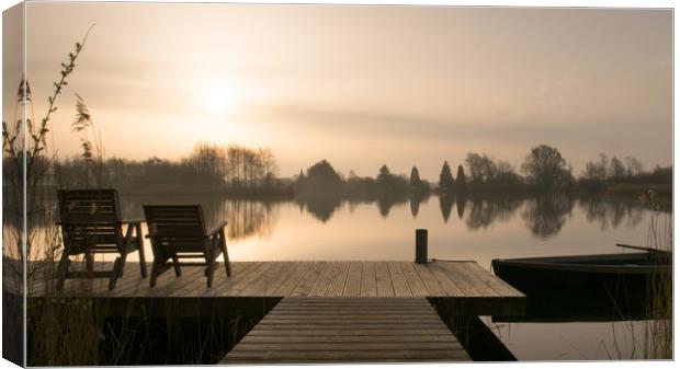 Lakeside Canvas Print by Keith Small