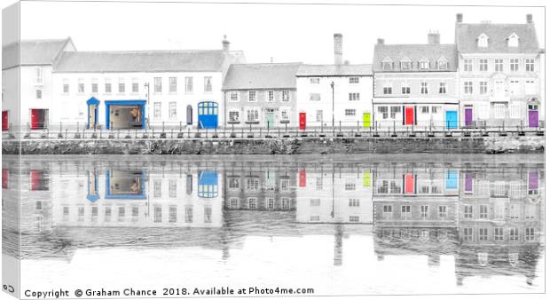 Severnside South Canvas Print by Graham Chance