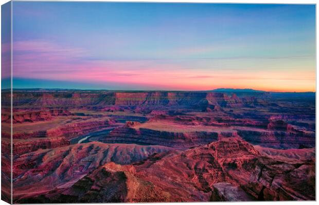 Canyonlands Sunset Canvas Print by Chuck Underwood