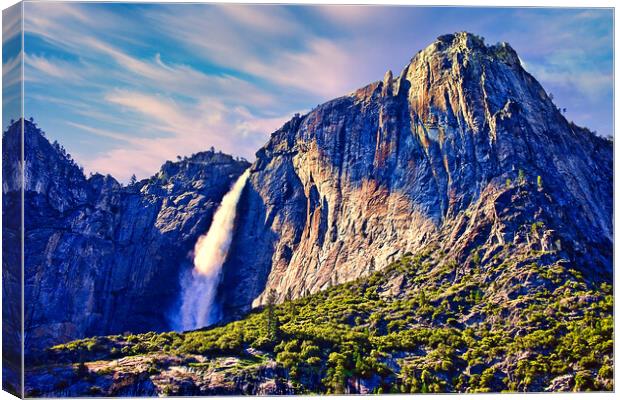 Yosemite Falls, California Canvas Print by Chuck Underwood