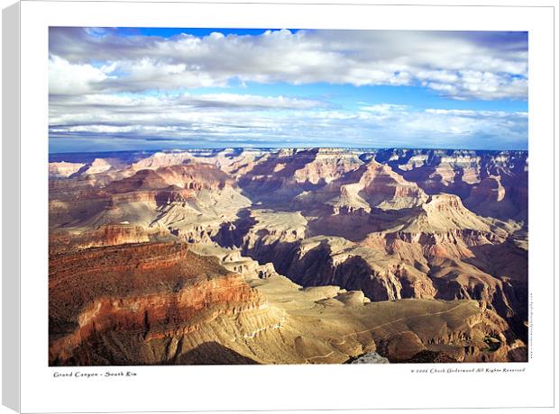 Grand Canyon - South Rim  Canvas Print by Chuck Underwood