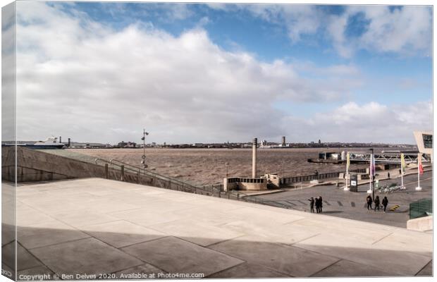 Liverpudlian view from the museum Canvas Print by Ben Delves