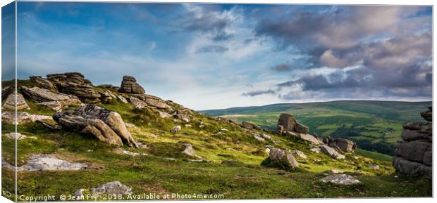 On Yar Tor Canvas Print by Jean Fry