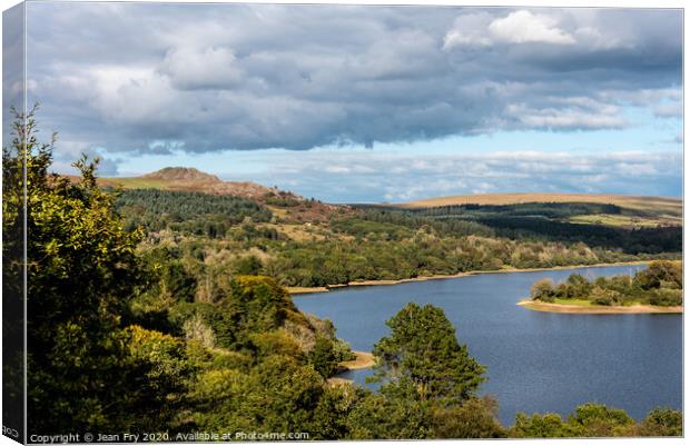 View over the reservoir Canvas Print by Jean Fry