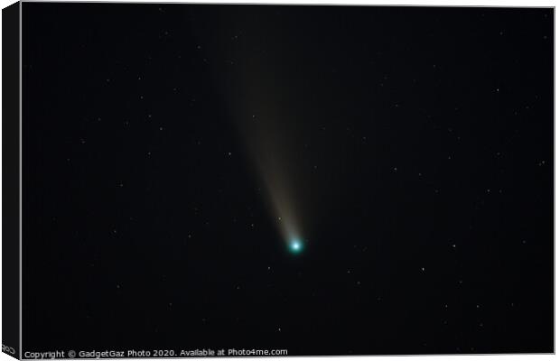 Comet Neowise C/2020 F3 Canvas Print by GadgetGaz Photo