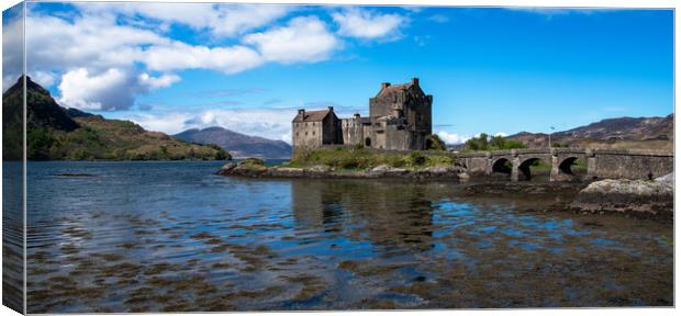 Eilean Donan castle scotland  Canvas Print by stuart bingham