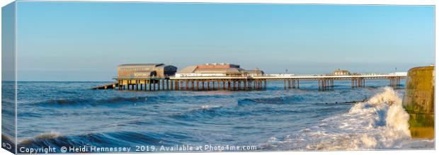 The Majestic Cromer Pier Canvas Print by Heidi Hennessey