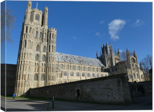 Ely Cathedral Canvas Print by Simon Hill