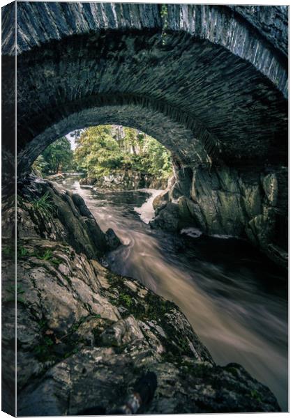 River Rush Canvas Print by Peter Anthony Rollings