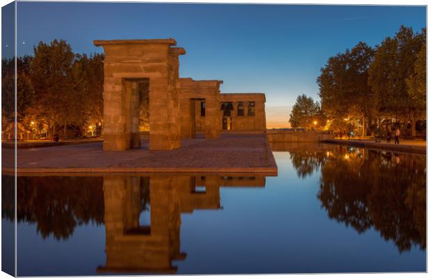 Temple of Debod Canvas Print by Tony Swain